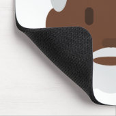 Tapis De Souris black santa claus emoji (Coin)