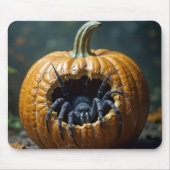 Tapis De Souris Black Spider Crawling Hors Citrouille (Devant)