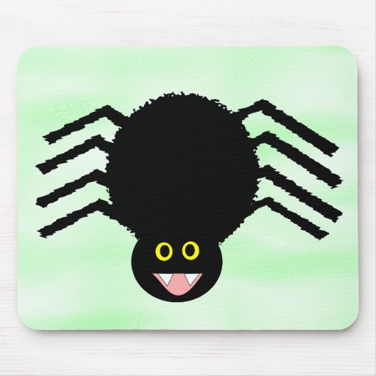 Tapis De Souris Black Spider Mousepad (Devant)