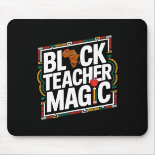 Tapis De Souris Black Teacher Magic Afro Black History Mois Femme
