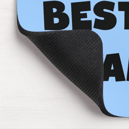 Tapis De Souris Black Text Les meilleurs t-shirts Grampa du monde (Coin)