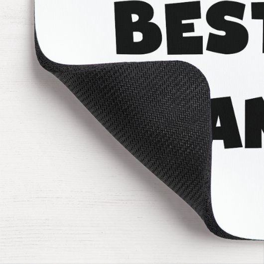 Tapis De Souris Black Text Meilleurs T-shirts et cadeaux Nanna (Coin)