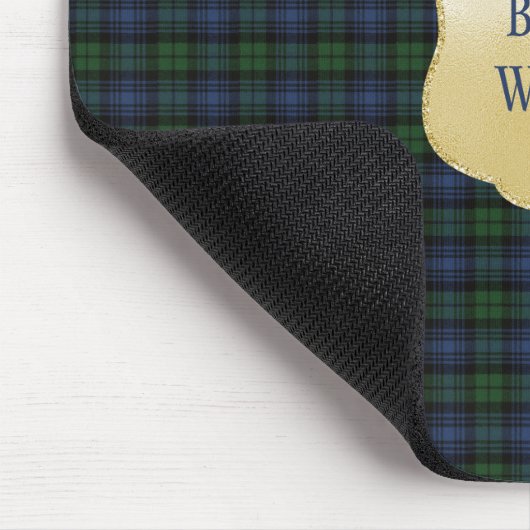 Tapis De Souris Black Watch Ancien Tartan écossais (Coin)