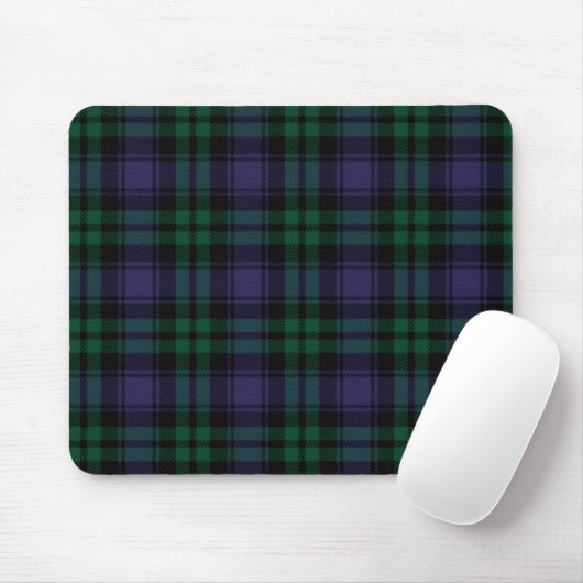 Tapis De Souris Black Watch Tartan, Plaid (Avec souris)