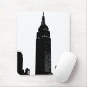 Tapis De Souris Black & White Pop Art New York (Avec souris)