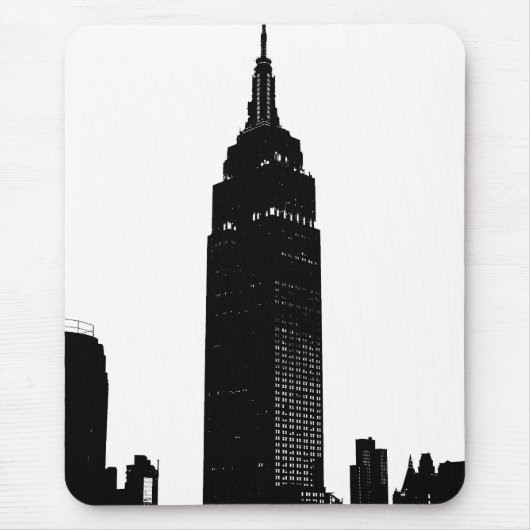 Tapis De Souris Black & White Pop Art New York (Devant)