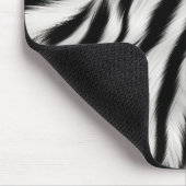 Tapis De Souris Black White Zebra Print Animal Safari (Coin)