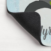 Tapis De Souris Black Witch's Hat with Flowers Personalized (Coin)