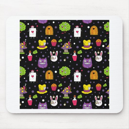 Tapis De Souris Black Wonderland (Devant)