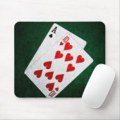 Tapis De Souris Blackjack 21 point - As, Ten (Avec souris)
