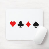 Tapis De Souris Blackjack / Costume de carte de poker : Vector Art (Avec souris)