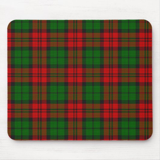 Tapis De Souris Blackwatch Campbell Tartan Red Green Plaid (Devant)