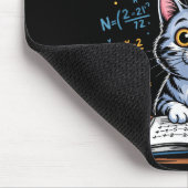 Tapis De Souris Blague de chat de maths perpendiculaire (Coin)