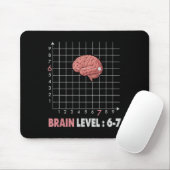 Tapis De Souris Blague drôle 67 Mème Math Six Sept Professeur Brai (Avec souris)