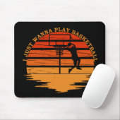 Tapis De Souris blagues de basket-ball (Avec souris)