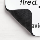 Tapis De Souris Blagues sur les flics (Coin)