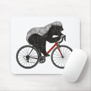 Tapis De Souris Blaireau vélo badass