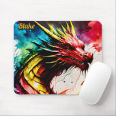 Tapis De Souris BLAKE ~ Zany Dragon ~ Bright! ~ (Avec souris)
