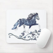 Tapis De Souris Blámóða Delft Cheval bleu islandais (Avec souris)