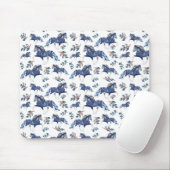 Tapis De Souris Blámóða et le cheval islandais en attente de fleur (Avec souris)