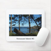 Tapis de souris blanc de frontière d'île de (Avec souris)