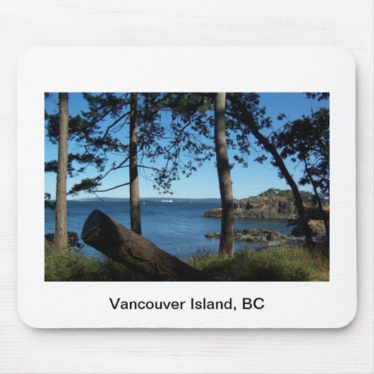 Tapis de souris blanc de frontière d'île de (Devant)