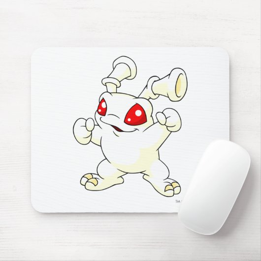 Tapis De Souris Blanc de Grundo (Avec souris)