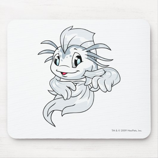 Tapis De Souris Blanc de Koi (Devant)