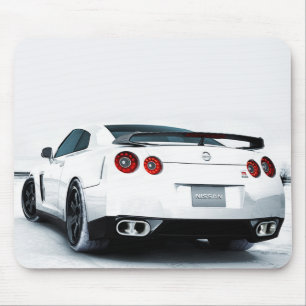 Tapis De Souris Blanc de Nissan GT-R