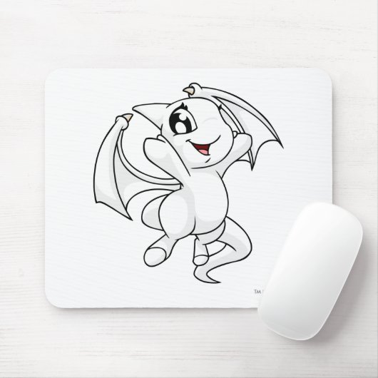 Tapis De Souris Blanc de Shoyru (Avec souris)