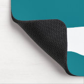 Tapis De Souris Blanc de silhouette de teckel + vos idées (Coin)
