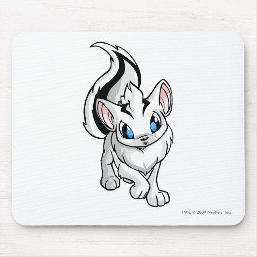 Tapis De Souris Blanc de Xweetok (Devant)