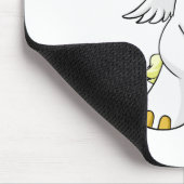 Tapis De Souris Blanc d'Elephante (Coin)