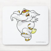 Tapis De Souris Blanc d'Elephante (Devant)
