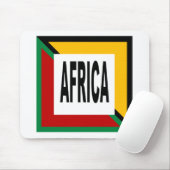 Tapis de souris blanc Design AFRIQUE (Avec souris)