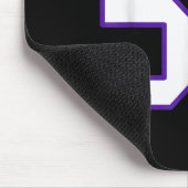 Tapis De Souris Blanc Et Violet Numéro 54 Joueur Jersey Uniforme # (Coin)