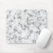 Tapis De Souris Blanc marbre (Avec souris)