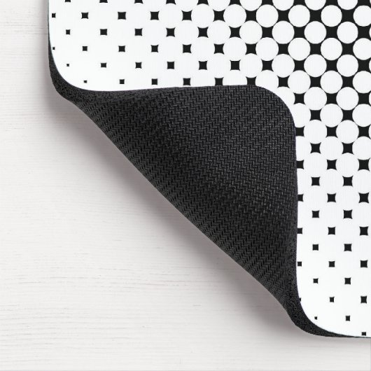 Tapis De Souris Blanc noir (Coin)