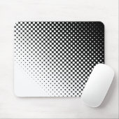 Tapis De Souris Blanc noir (Avec souris)