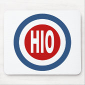 Tapis de souris blanc OHIO (Devant)