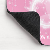 Tapis de souris blanc scintillant rose-clair de (Coin)