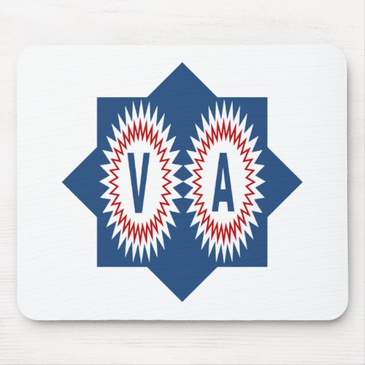 Tapis de souris blanc SOLEILS VIRGINIA (Devant)