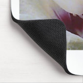 Tapis De Souris Blanc sur la fleur de rose blanche (Coin)