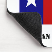 Tapis De Souris Blanc texan roumain Mousepad de fierté (Coin)