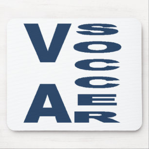 Tapis de souris blanc VIRGINIA SOCCER