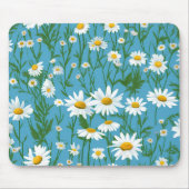 Tapis De Souris Blancs D'Été Sur Aqua (Devant)