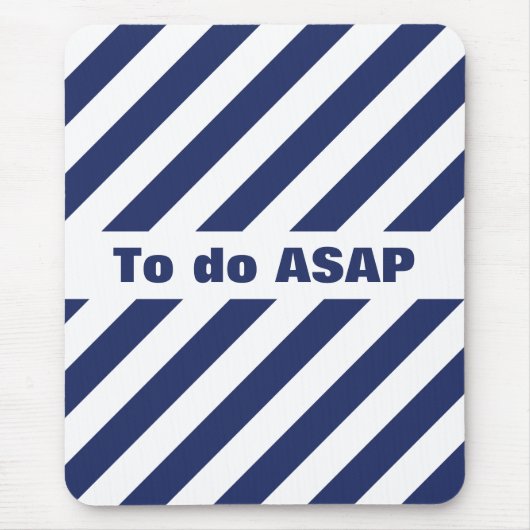 Tapis De Souris Blancs Et Bleus cool (Devant)