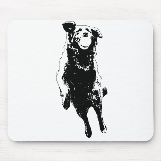 Tapis De Souris Blancs ouverts, pose vive (Devant)