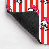 Tapis De Souris Blancs rouges mignons (Coin)