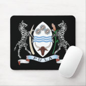Tapis De Souris Blason national du Botswana symbole emblème drapea (Avec souris)